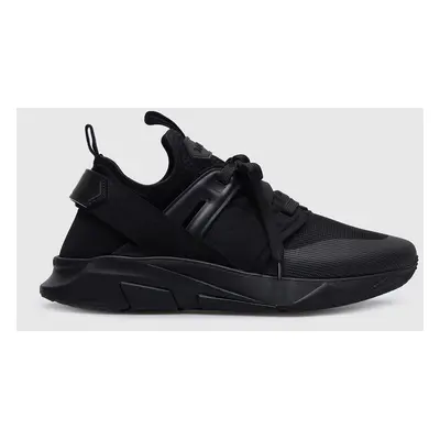 JAGO black combined sneakers Tom Ford