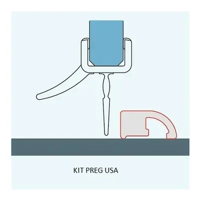 Kit prag Sanswiss Solino pentru usa nisa - Culoare Negru