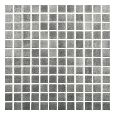 Mozaic Vidrepur Fog Colors 25x25mm, pe hartie - Culoare 515 NIEBLA GRIS OSCURO