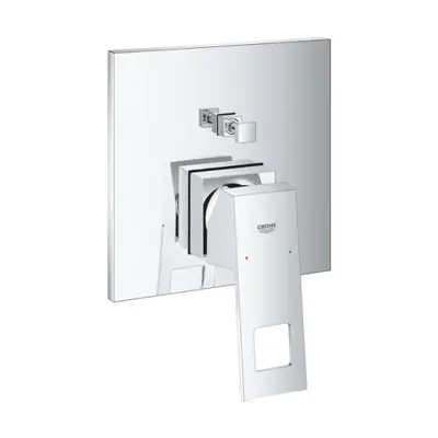 Baterie cada / dus incastrata Grohe Eurocube, patrata - Culoare Crom