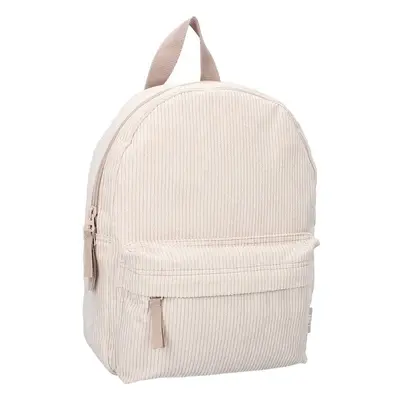 Rucsac pentru copii Prêt, Corduroy Beige