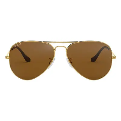 Ochelari de soare unisex Ray-Ban RB3025 001/57 Aviator Large Metal