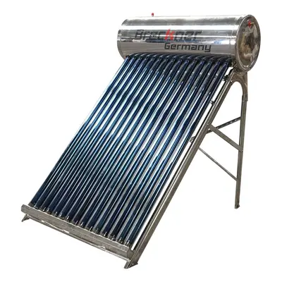 Panou solar nepresurizat inox, cu 15 tuburi pentru apa calda, boiler 150L, 1450x490x490mm, Cod: 