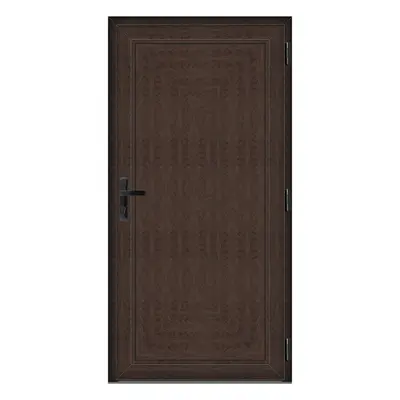 Usa Full Panel, PVC & termopan, 110x210cm, wenge (tabac), dreapta, Klass, 6cm, 4 camere, panel w