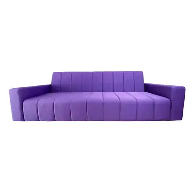 Canapea Fixa Pixie, 3 locuri, 215x83x85cm, Luna 65 Purple, Glasspandoor