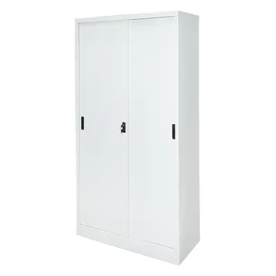 Dulap metalic cu 2 usi culisante securizate si 4 polite 1900x900x400mm Cod: BK78306, Echivalență