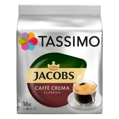 Capsule cafea, Jacobs Tassimo Cafe Crema Classico, 16 bauturi x 150 ml, 16 capsule