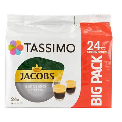 Capsule cafea, Jacobs Tassimo Espresso Ristretto Big Pack, 24 capsule