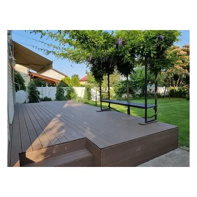 Placa pardoseala decking WPC ePadeck Ametista 60% fibra lemnoasa, 4000 x 150 x 25 (mm) - consum 