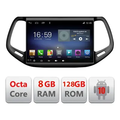 Navigatie JEEP COMPASS 2017 Manual F-732 Octa Core cu Android Radio Bluetooth Internet GPS WIFI 