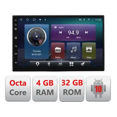 Sistem de navigatie universala Ecran 7" 4+32GB 8Core Android radio gps Internet wifi 4G Carplay