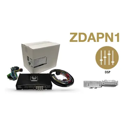 Kit PowerUp NISSAN cu DSP Phoenix Gold ZDAPN1, 4 x 100 watts, in 2 sau 4 ohm, 4 canale