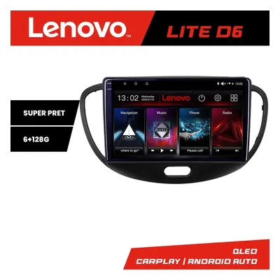 Navigatie Hyundai I10 2007-2013 Android radio gps internet 8 core 6+128 Lenovo