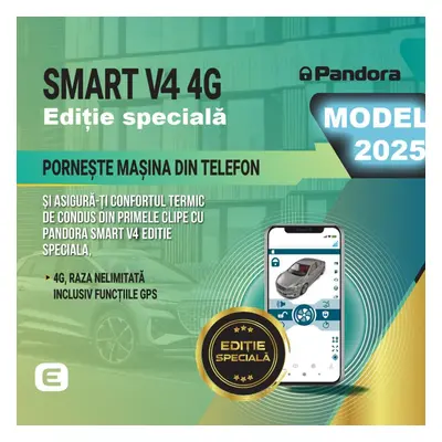 Kit pornire motor Dacia Spring 2021-, aplicatie telefon 4G, (montaj inclus) - Pandora Smart v4 E