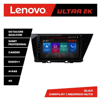 Navigatie Kia Niro 2017- Android radio gps internet 8 core QLED Qualcomm 4+64 360 Lenovo