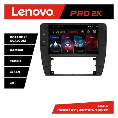 Navigatie Passat B5 1997-2004 Android radio gps internet 8 core QLED 2K 4+64 360 Lenovo