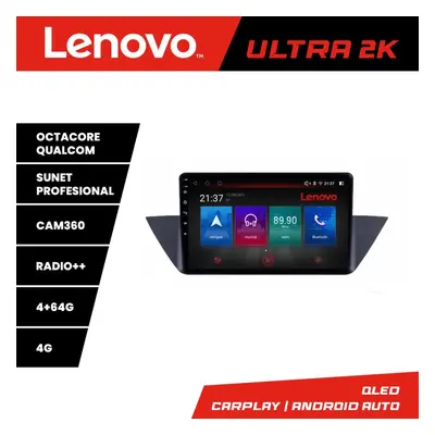 Navigatie BMW X1 E84 Lenovo Kit-219 cu Android Radio Bluetooth internet 8 core QLED Qualcomm 4+6