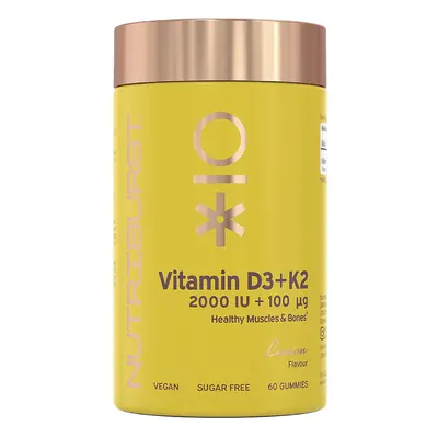 Vitamine jeleuri Premium Vitamin D3 & K2 NUTRIBURST 60buc