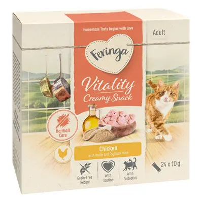 24x10g Pui Vitality Creamy Snacks Feringa Snackuri pisici