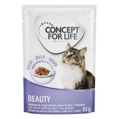 48x85g Beauty în gelatină Concept for Life Hrană umedă pentru pisici