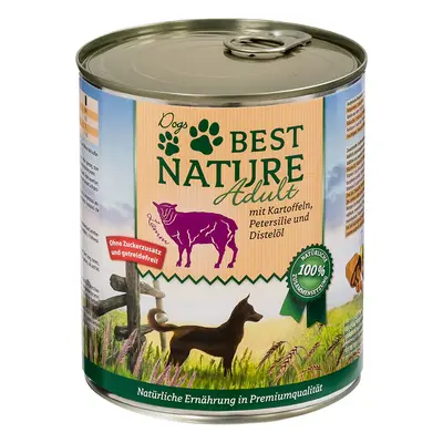 12x800g Miel, cartofi și pătrunjel Dog Adult Best Nature Hrană câini