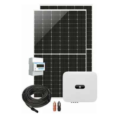 Pachet sistem fotovoltaic trifazat on-grid, 10 kW, 18x Panouri monocristaline Yingli 550 Wp, Inv