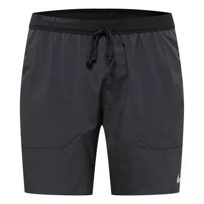 NIKE Pantaloni sport gri / negru