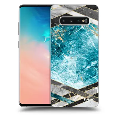 ULTIMATE CASE pentru Samsung Galaxy S10 Plus G975 - Blue geometry