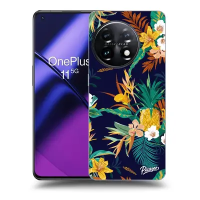 Husă neagră din silicon pentru OnePlus 5G - Pineapple Color