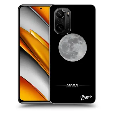 Husă neagră din silicon pentru Xiaomi Poco F3 - Moon Minimal