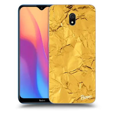 Husă transparentă din silicon pentru Xiaomi Redmi 8A - Gold