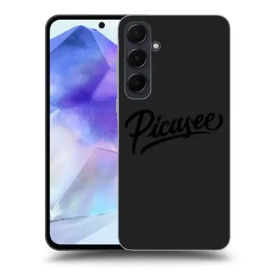 Husă neagră din silicon pentru Samsung Galaxy A55 5G A556B - Picasee - black