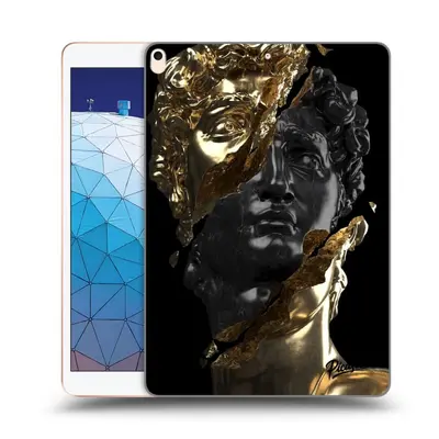 Husă neagră din silicon pentru Apple iPad Air 10.5" (3.gen) - Gold - Black