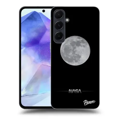 Husă transparentă din silicon pentru Samsung Galaxy A55 5G A556B - Moon Minimal