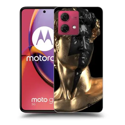 Husă neagră din silicon pentru Motorola Moto G84 5G - Wildfire - Gold