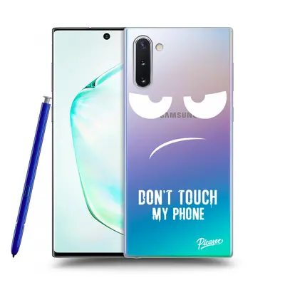 Husă transparentă din silicon pentru Samsung Galaxy Note N970F - Don't Touch My Phone