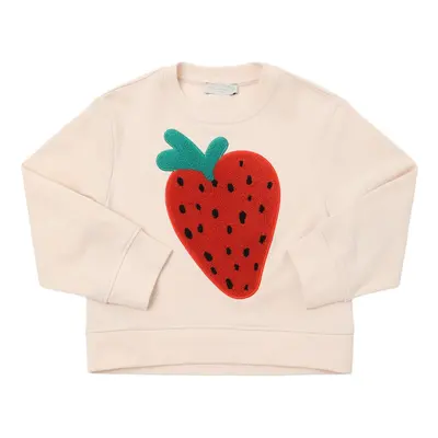 Strawberry Cotton Crewneck Sweatshirt