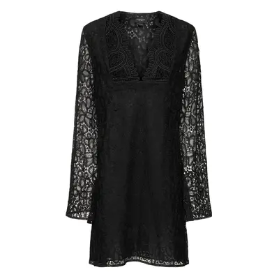 Long-sleeve Lace Mini Dress