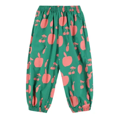 Fruit Print Cotton Sweatpants