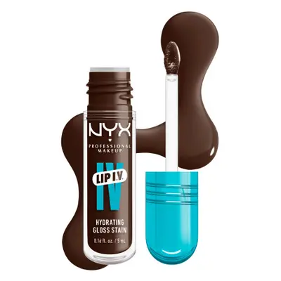 NYX Professional Makeup Lip I.V. Hydrating Lip Gloss Stain - Espresso Soak