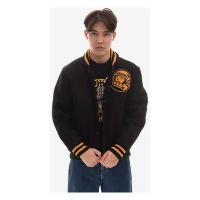 Billionaire Boys Club jachetă bomber din amestec de lână Astro Varsity Jacket culoarea negru, de