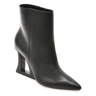 Botine elegante EPICA negre, 2443001, din piele naturala