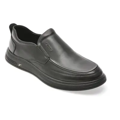 Pantofi OTTER negri, 35510, din piele naturala