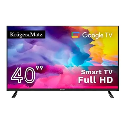 Televizor GOOGLE SMART TV INCH 101CM H265 HEVC KRUGER&MATZ KM0240FHD-SA, Android