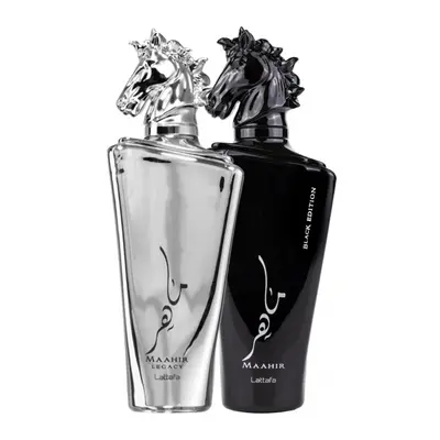 Pachet 2 parfumuri, Maahir Legacy 100 ml si Maahir Black 100 ml