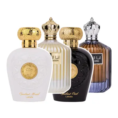 Pachet 4 parfumuri Best Seller, Opulent Musk 100 ml si Opulent Oud 100 ml si I Am The Queen 100 