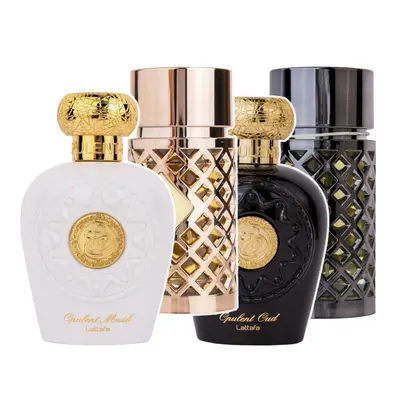 Pachet 4 parfumuri Best Seller, Opulent Musk 100 ml si Opulent Oud 100 ml si Jazzab Gold 100 ml 