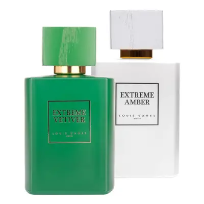 Pachet 2 parfumuri, Louis Varel Extreme Amber 100 ml si Extreme Vetiver 100 ml