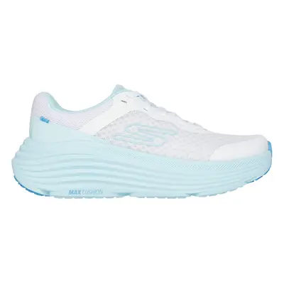 Pantofi sport, dama, SKECHERS MAX CUSHIONING ENDEA 129470-WLB alb-bleu, textil