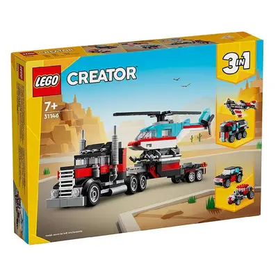 Lego Creator Flatbed Truck With Helicopter (31146)